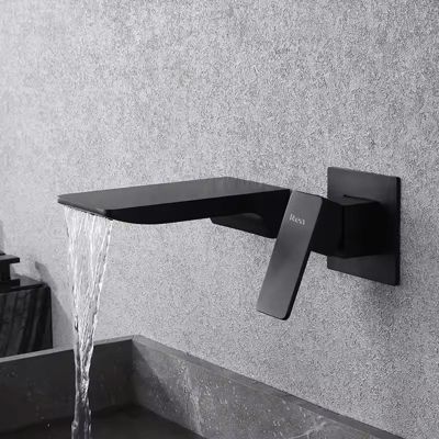 Robinet de lavabo encastré REA Mason black