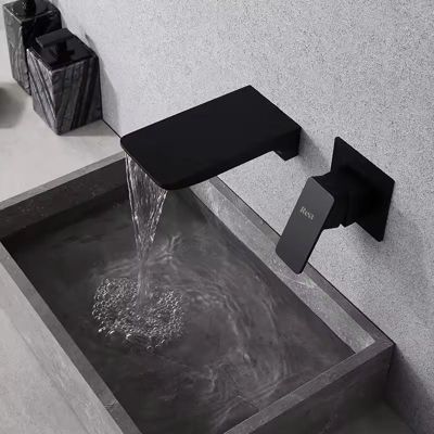 Robinet de lavabo encastré REA Mason black