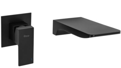 Robinet de lavabo encastré REA Mason black