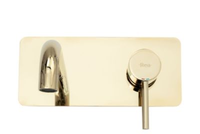 Robinet de lavabo encastré REA Viva gold + box