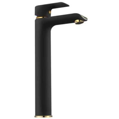Robinet de lavabo REA Bloom black gold high