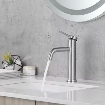 Robinet de lavabo REA Clif brush nickel low