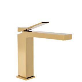 Robinet de lavabo REA Duet gold low