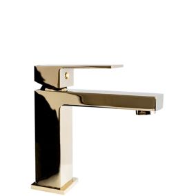 Robinet de lavabo REA Fenix gold low