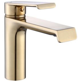 Robinet de lavabo REA Hass gold low