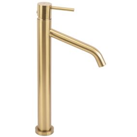 Robinet de lavabo REA Level brush gold high