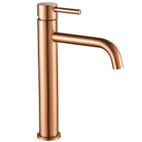 Robinet de lavabo REA Lungo brushed copper high