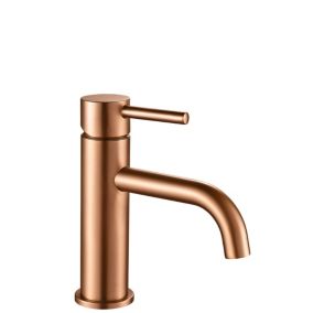 Robinet de lavabo REA Lungo brushed copper low