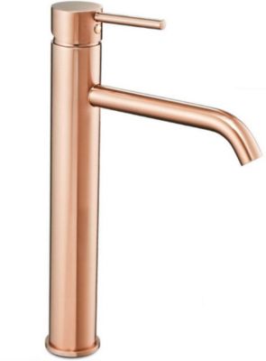 Robinet de lavabo REA Lungo rose gold high
