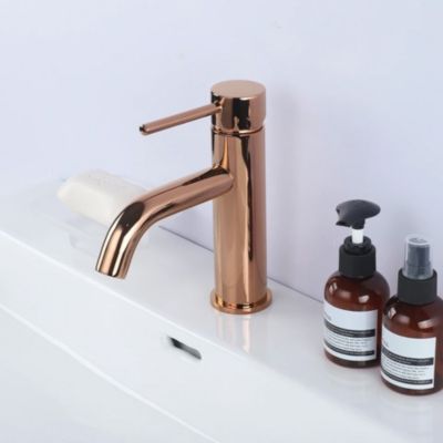 Robinet de lavabo Rea Lungo Rose Gold low