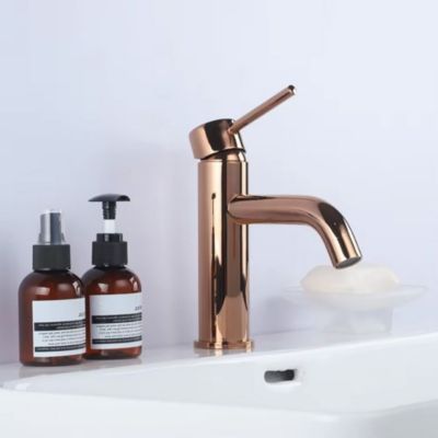 Robinet de lavabo Rea Lungo Rose Gold low