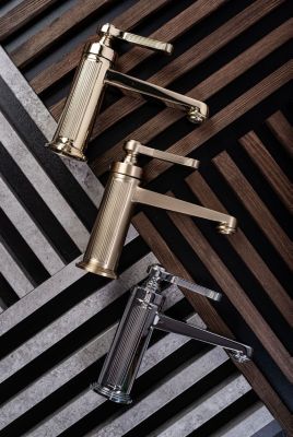 Robinet de lavabo REA Monaco gold low