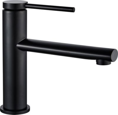 Robinet de lavabo REA Oval black low