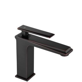 Robinet de lavabo REA Romano old black low