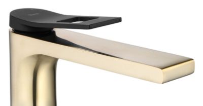 Robinet de lavabo REA Soul gold mat black high