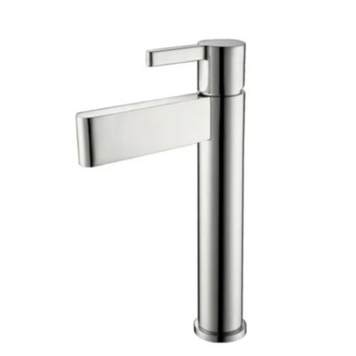 Robinet de lavabo surélevé 2512 en laiton chromé collection Enipée