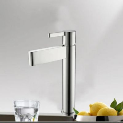Robinet de lavabo surélevé 2512 en laiton chromé collection Enipée