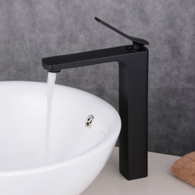 Robinet de lavabo surélevé pour Vasque Noir