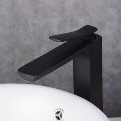 Robinet de lavabo surélevé pour Vasque Noir