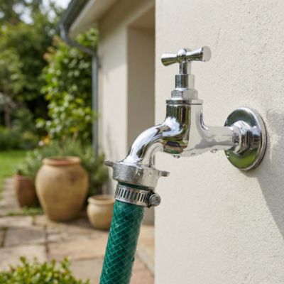 Robinet de puisage chromé 15/21 -20/27 DIALL