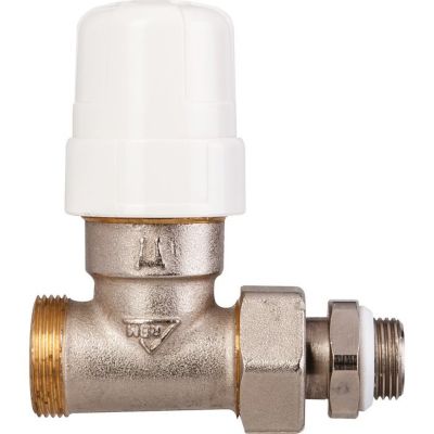 Robinet de radiateur droit à visser - M 1/2' - Thermostatisable - RBM