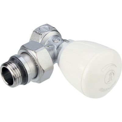 Robinet de radiateur équerre à visser - F 1/2' - série fer R421 TG - Giacomini