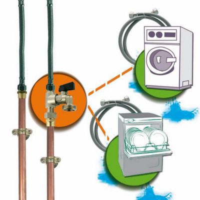 Robinet de repiquage pour machine à laver