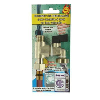 Robinet de repiquage pour machine à laver