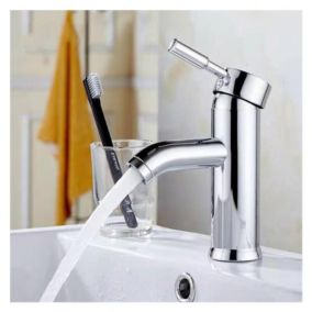 Robinet de salle de bain, robinet de lavabo blanc, robinet de haute qualité, adapté pour un diamètre intérieur de 32 mm à 42 mm