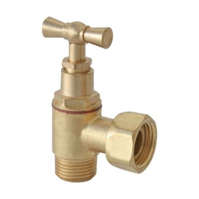 Robinet de WC équerre laiton brut M12/17 - Ecrou Prisonnier 12/17 - Somatherm For You