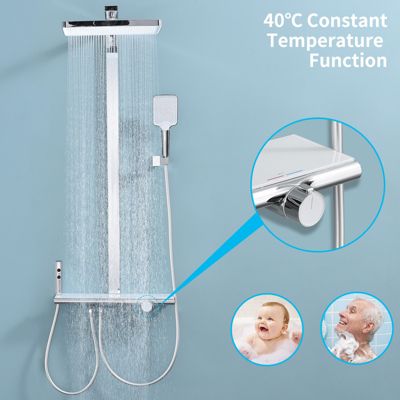 Robinet Eau Froide Robinet Salle de Bain Chromé Poignée Simple Robinetterie pour Lave-Mains en Laiton