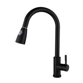 Robinet extractible en acier inoxydable SUS304  robinet de cuisine extractible noir