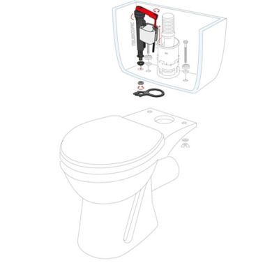 Robinet flotteur bas télescopique laiton Wirquin Jollyfill 3/8