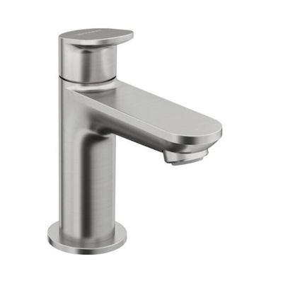 Robinet lave-mains eau froide DURAVIT Wave inox brossé