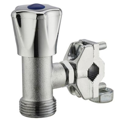Robinet machine à laver mâle auto-perceur à clapet 20/27 mm