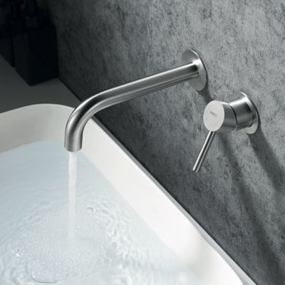 Robinet Mitgeur de Lavabo Encastré en Acier Inoxydable Intérieur / Extérieur IMEX MOSCU GLT023/AC