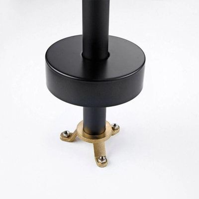 Robinet mitigeur baindouche sur pied CALGARY noir mat