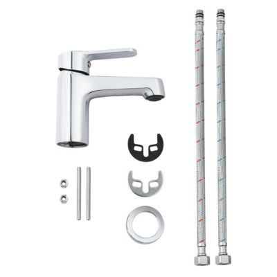 Robinet mitigeur Chrome MILY - bain-bain