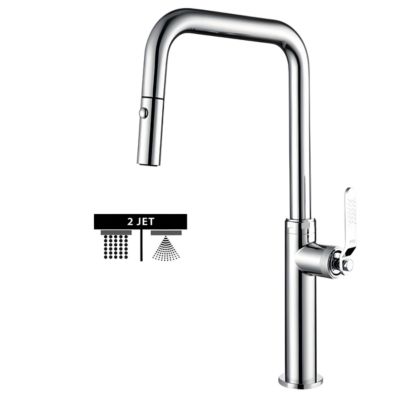 Robinet Mitigeur de Cuisine avec Douchette Chrome IMEX NIZA GCE027