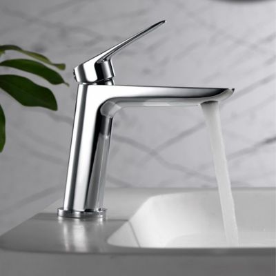 Robinet Mitigeur de Lavabo anti-calcaire Bas  Chrome IMEX BELGICA BDZ044-1