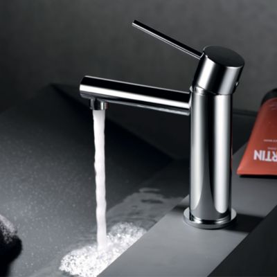 Robinet Mitigeur de Lavabo anti-calcaire Bec Bas Chrome IMEX MILOS STICK BDYS045-1