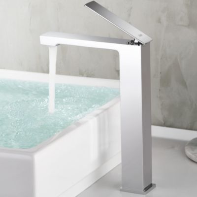 Robinet Mitigeur de Lavabo anti-calcaire Bec Haut Chrome IMEX PISA BDP048-3