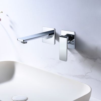 Robinet Mitigeur de Lavabo anti-calcaire Encastré Chrome IMEX FIYI GLF016