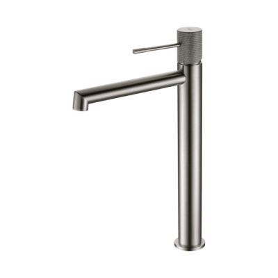 Robinet Mitigeur de Lavabo anti-calcaire Haut Nickel Brossé IMEX LINE BDD038-3NQ