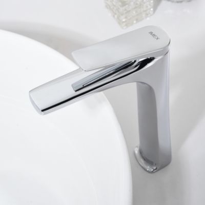 Robinet Mitigeur de Lavabo Bec Haut anti-calcaire Chrome IMEX DELOS BDD055-3