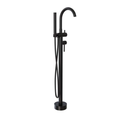 Robinet mitigeur de luxe sur pied 8028B en noir