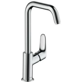 Robinet Mitigeur Lavabo FOCUS 240 Bec Haut Hansgrohe - Chrome - Monotrou - Pivotant