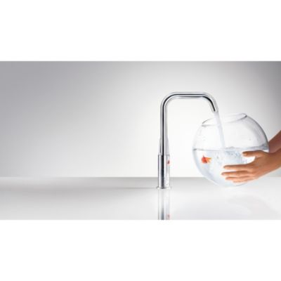 Robinet Mitigeur Lavabo FOCUS 240 Bec Haut Hansgrohe - Chrome - Monotrou - Pivotant