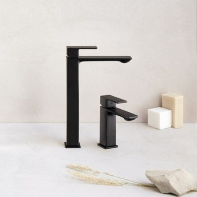 Robinet mitigeur lavabo rehausse CUBO Chrome brillant