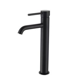 Robinet mitigeur lavabo rehausse PICO noir mat